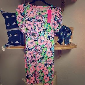 Lilly Pulitzer ruffle sleeve dress
